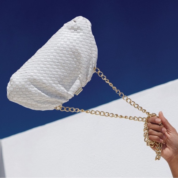 Handbags - White House Black market woven Cross body bag/clutch